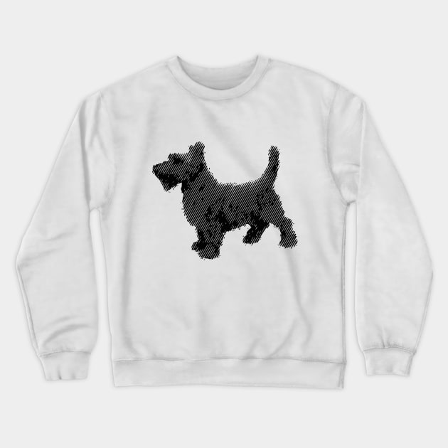 Scottish terrier art design Crewneck Sweatshirt by chapter2